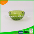 Custom logo Promotional Giveaway Present Glassware Bowl,Diamond Transparent Round Salad Bowl